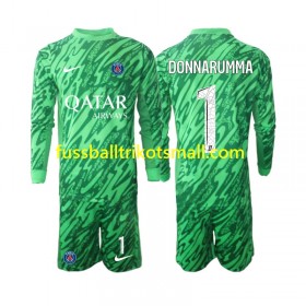 Fußballtrikots Paris Saint-Germain Gianluigi Donnarumma 1 Torwart Kinder 2024-2025 Langarm Auswärts-trikot kaufen